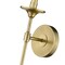 Z-Lite Emily 1 Light Wall Sconce, Rubbed Brass & Beige 807-1S-RB - alternate 5